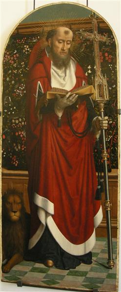 Polyptych of Cervara: St. Jerome, 1506 - 傑拉爾德·大衛