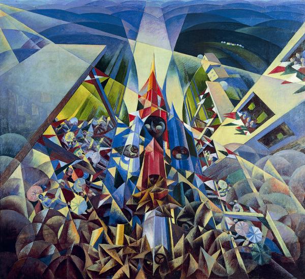 il Trittico della Velocità: Il Via, 1927 - Джерардо Доттори