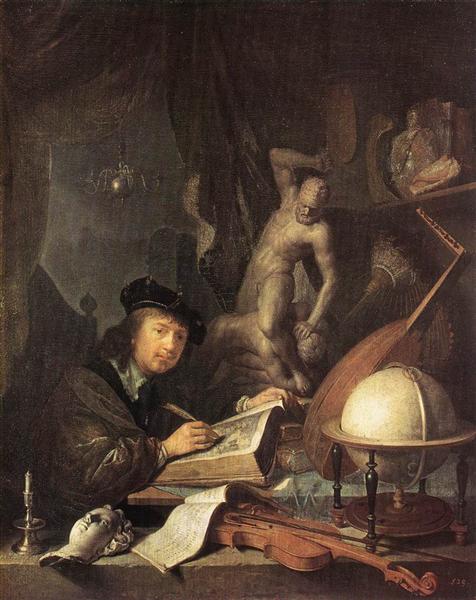 The Painter in his Workshop, 1647 - Gérard Dou