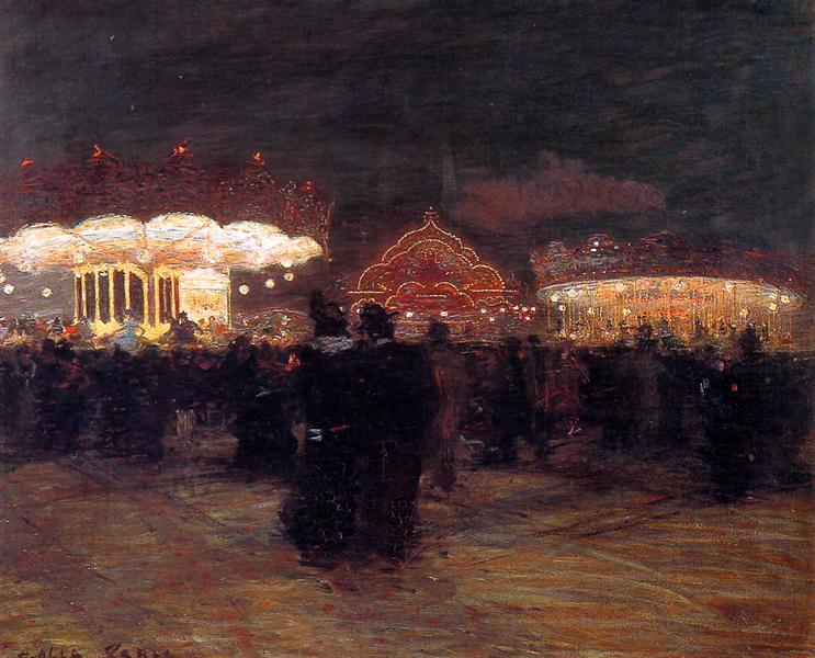 Luna Park, París, 1900 - Giacomo Balla