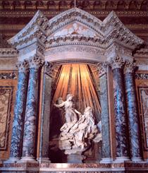 The Ecstasy of St. Teresa (within the Cornaro Chapel) - Gian Lorenzo Bernini