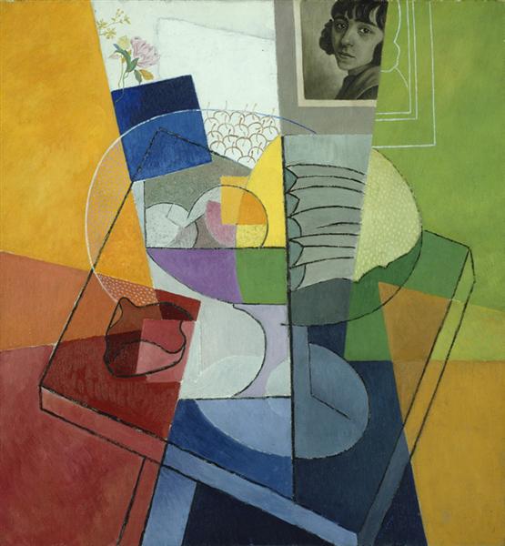 Still Life. Centrifugal Expansion of Colors., 1916 - Gino Severini