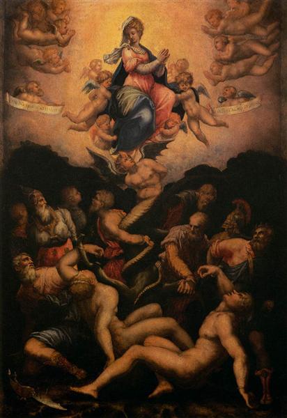 Allegory of the Immaculate Conception, 1541 - 乔尔乔·瓦萨里