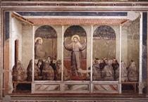 St. Francis Appears to St. Anthony in Arles - Giotto di Bondone