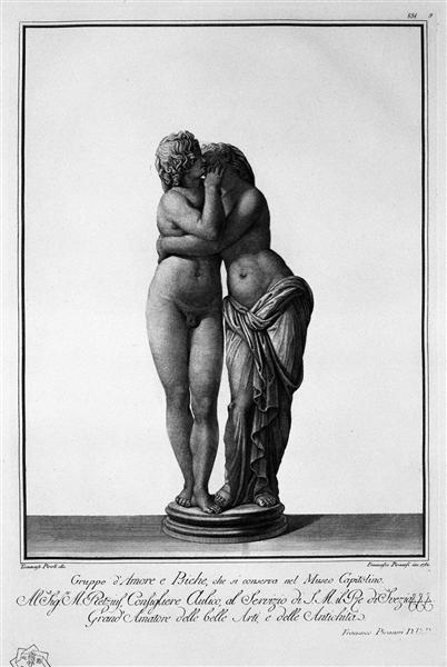 Cupid and Psyche - Giovanni Battista Piranesi