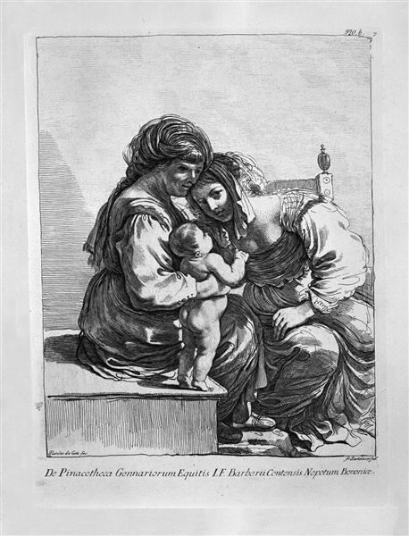 St. Anne, the Virgin and Child Jesus - Джованні Баттіста Піранезі