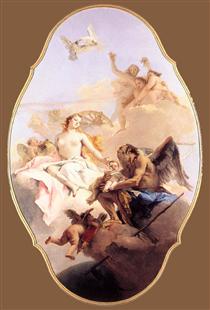 An Allegory with Venus and Time - Джованні Баттіста Тьєполо