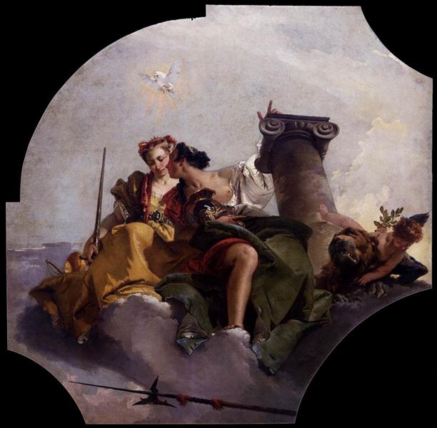 Fortitude and Justice, 1743 - Giovanni Battista Tiepolo