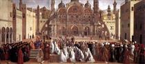 Die Predigt des heiligen Markus in Alexandria - Giovanni Bellini