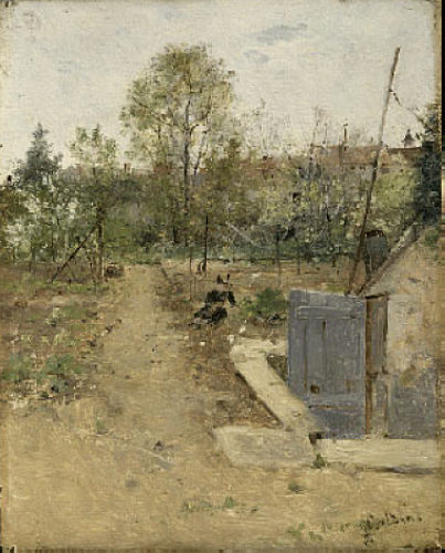 In the garden, c.1875 - Giovanni Boldini