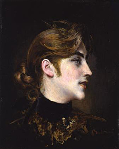 Portrait of a lady, c.1904 - 乔瓦尼·波尔蒂尼