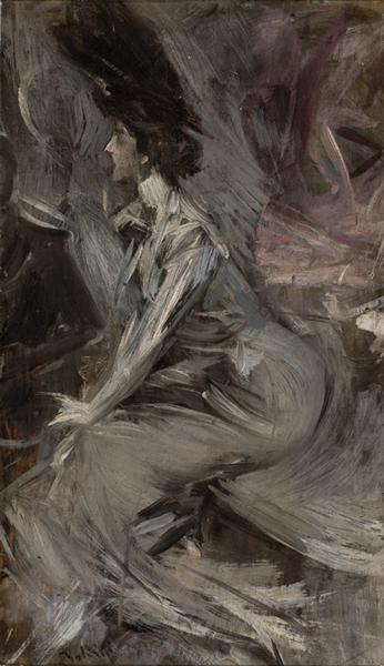 Sitting Lady (The Talk), 1904 - 1905 - Джованни Болдини