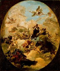La apoteosis de Hércules - Giovanni Domenico Tiepolo
