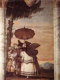Summer Stroll - Giovanni Domenico Tiepolo