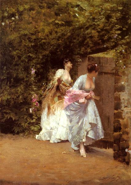 Back From Dance, 1870 - Джузеппе Де Ниттис