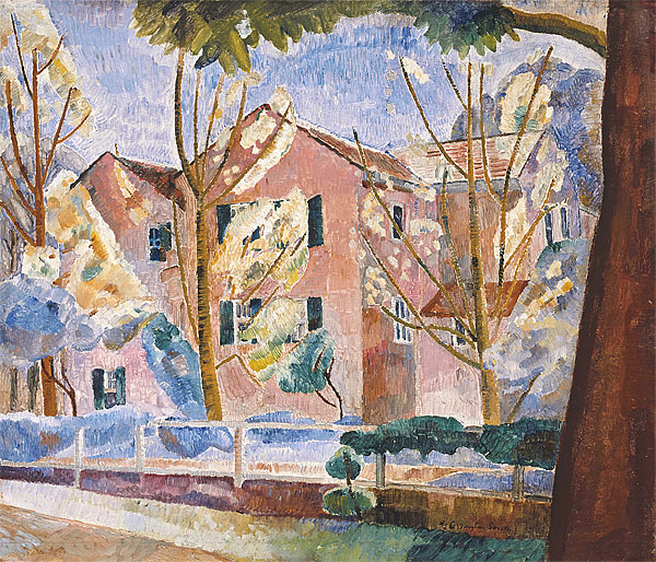 House with trees, 1935 - Грейс Коссингтон Смит