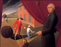 Parson Weems' Fable - Grant Wood