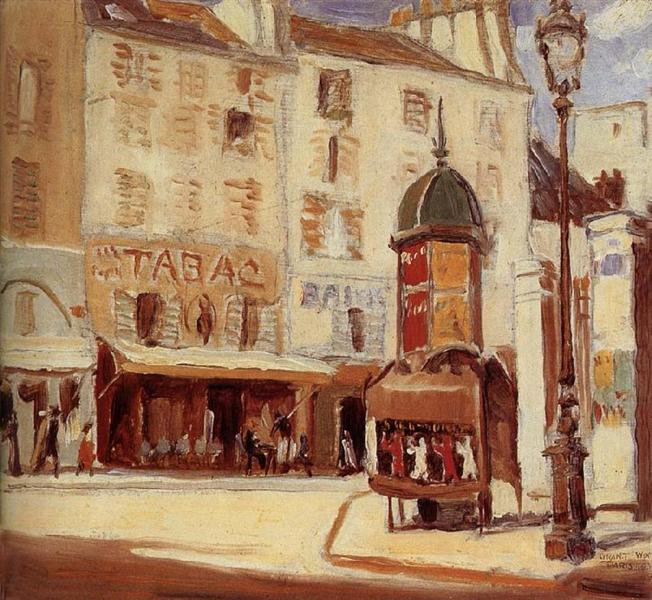 Street, 1920 - Grant Wood