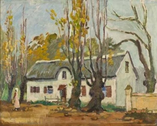 A Cape Cottage, Tokai, 1941 - Gregoire Boonzaier