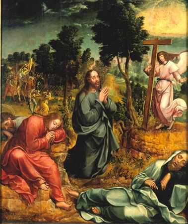 Cristo no Horto, 1539 - Gregorio Lopes