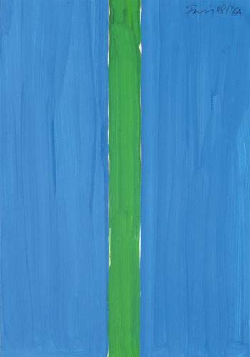 Composition bleue et verte, 1988 - Günther Förg