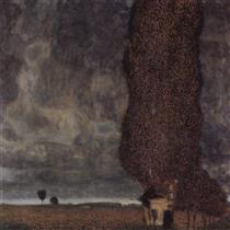 Orage approchant - Gustav Klimt
