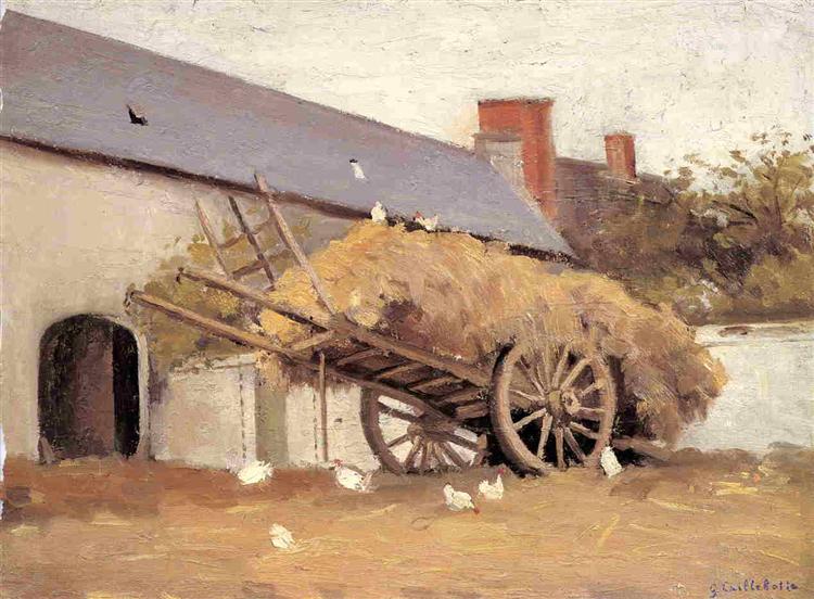 Loaded Haycart, c.1874 - c.1878 - Gustave Caillebotte