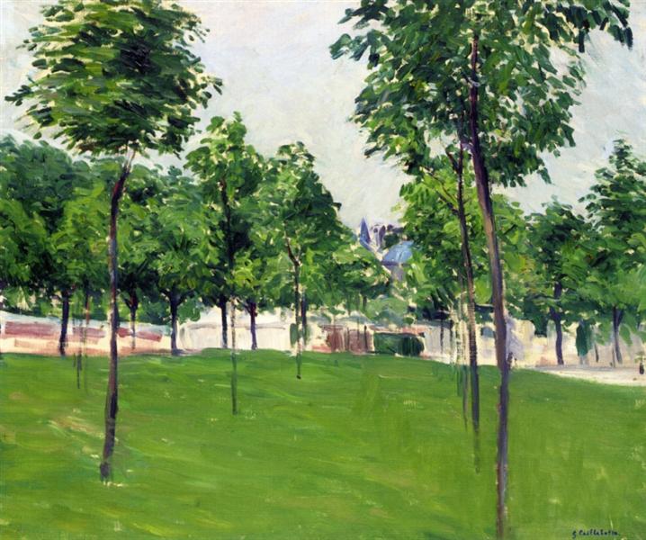Promenade at Argenteuil, 1883 - Гюстав Кайботт