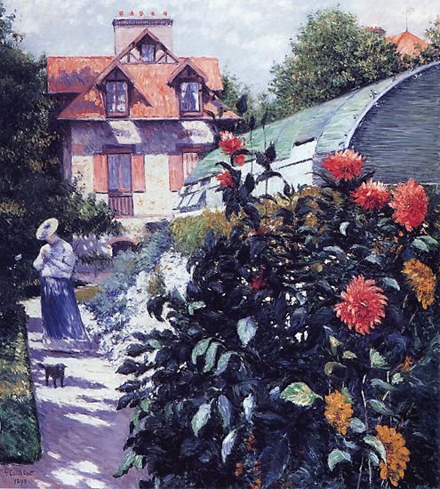The Garden at Petit Gennevilliers, 1893 - 古斯塔夫·卡耶博特
