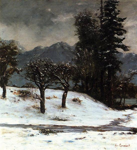 Snow, 1874 - Gustave Courbet