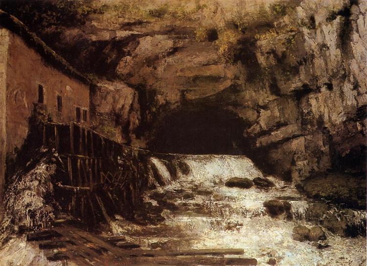 The Source of the Loue, 1863 - 1864 - Gustave Courbet