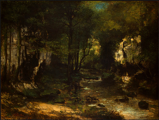 The Stream - Gustave Courbet