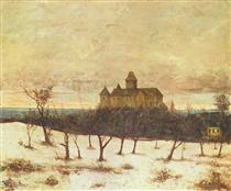 View of Neuenburger - Gustave Courbet