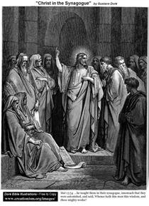 ChristIn The Synagogue - Gustave Dore
