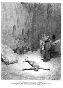 Homem crucificado - Gustave Doré