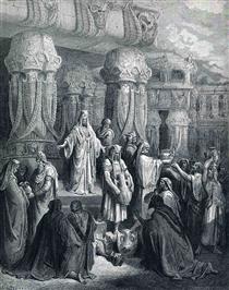 Cyrus Restores the Vessels of the Temple - Gustave Doré