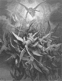 Him The Almighty Power Hurled Headlong Flaming from the Eternal Sky - Gustave Doré