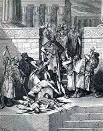 Slaughter of the Sons of Zedekiah before their Father - Gustave Doré