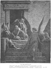 The Firstborn of the Egyptians Are Slain - Gustave Dore