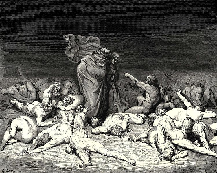 The Inferno, Canto 6 - Gustave Dore