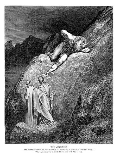 O Minotauro - Gustave Doré