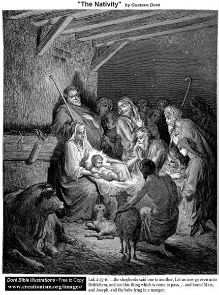 O Nascimento - Gustave Doré