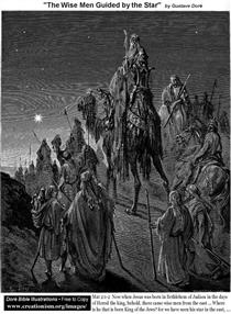 Os Sábios Guiados pela Estrela - Gustave Doré