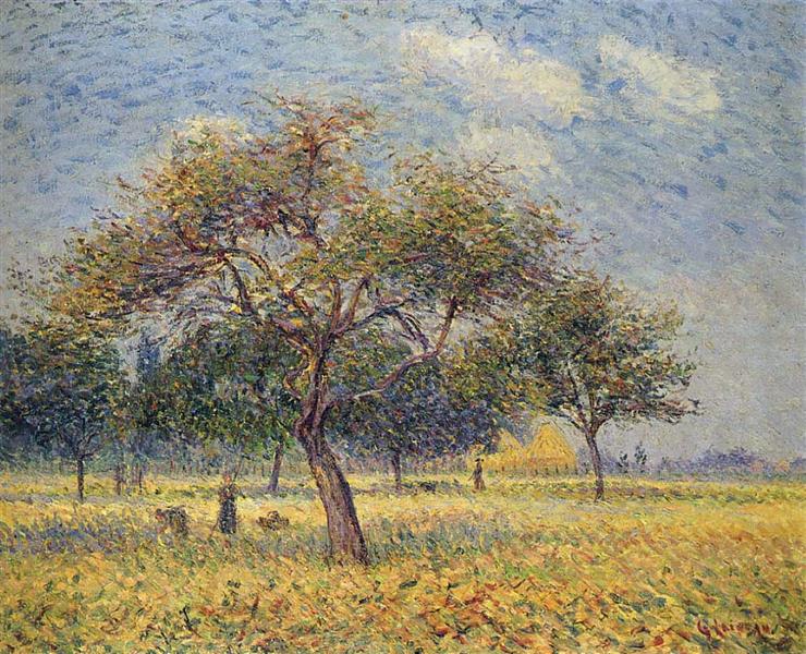 Apple Trees in October, 1898 - Gustave Loiseau