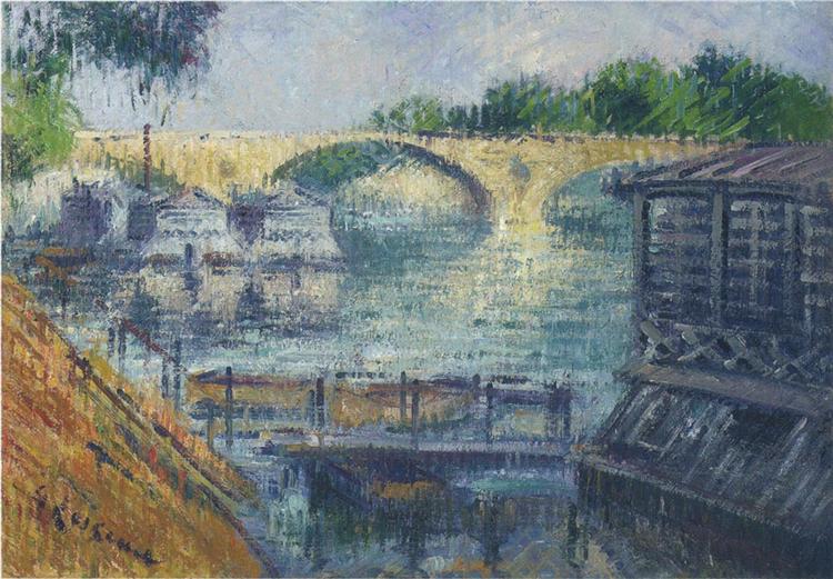 Boats on the Seine - Gustave Loiseau