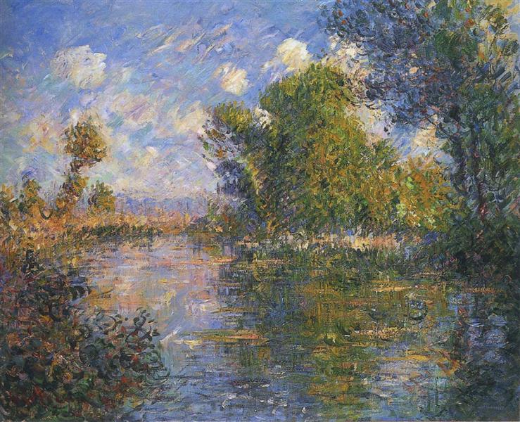 By the Eure River in Autumn - Гюстав Луазо