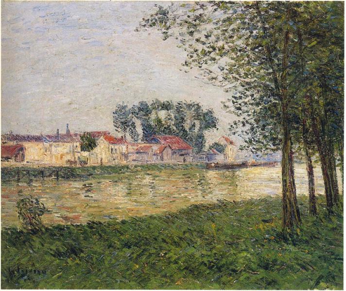 By the Oise at Parmain, 1898 - Гюстав Луазо