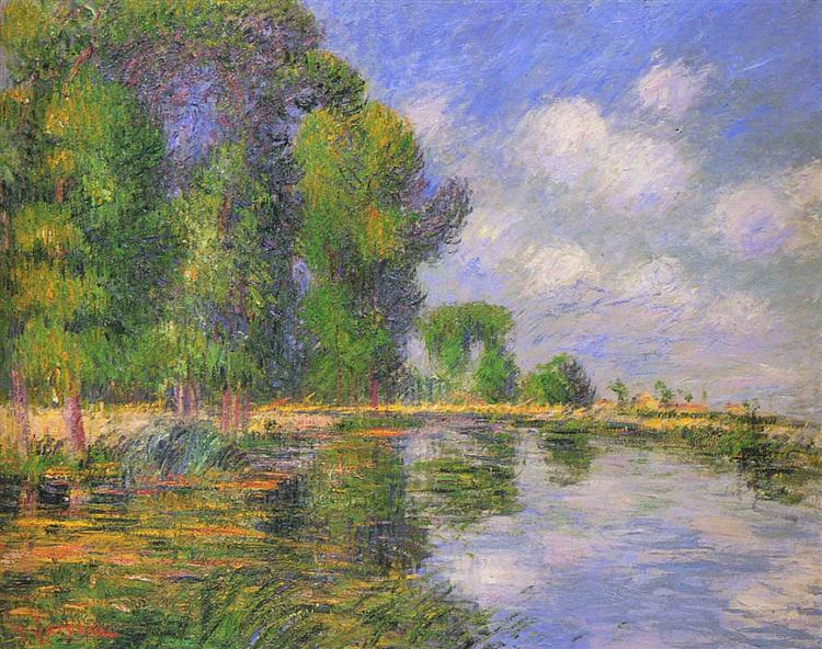 By the River in Autumn, 1917 - Гюстав Луазо