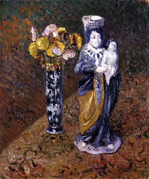 Flowers and a Statuette, 1910 - Гюстав Луазо