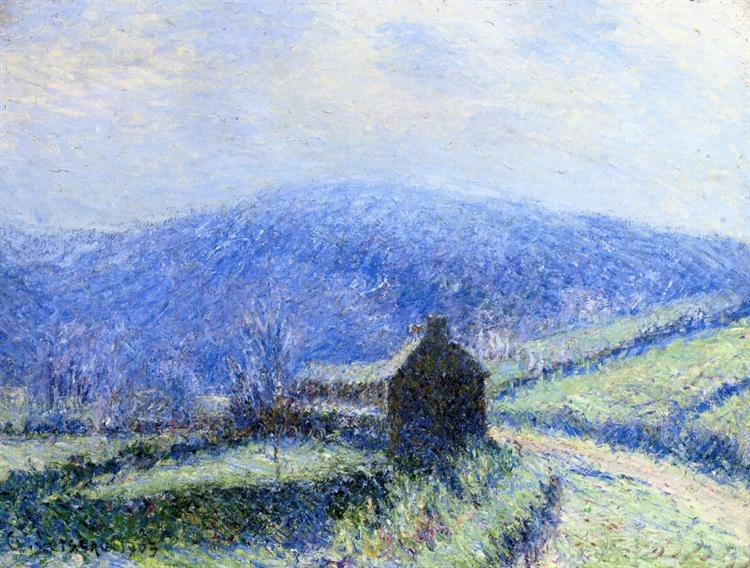 Hoarfrost at Huelgoat, Finistere, 1903 - Gustave Loiseau